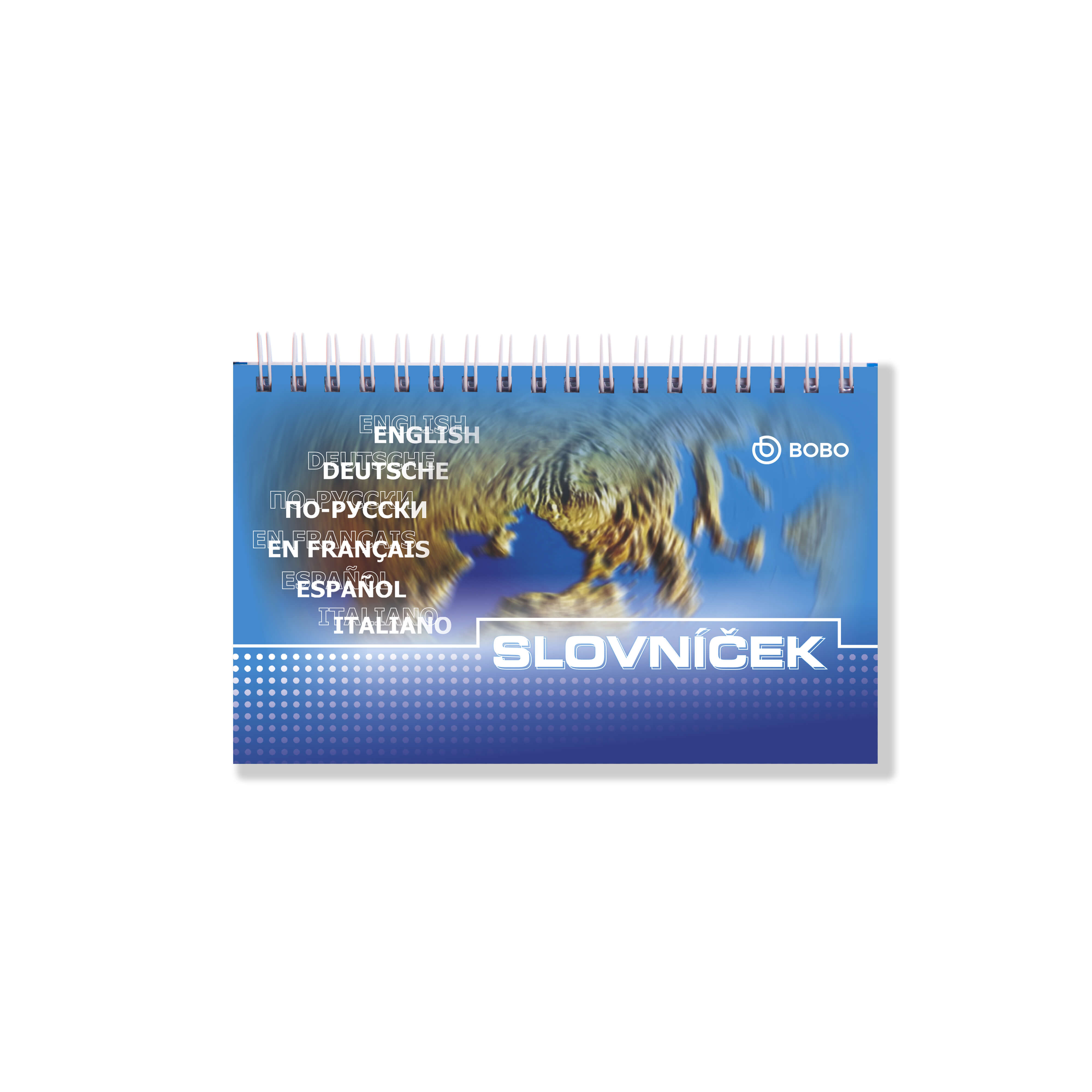 BOBO Poznámkový blok na slovíčka, 10x16 cm