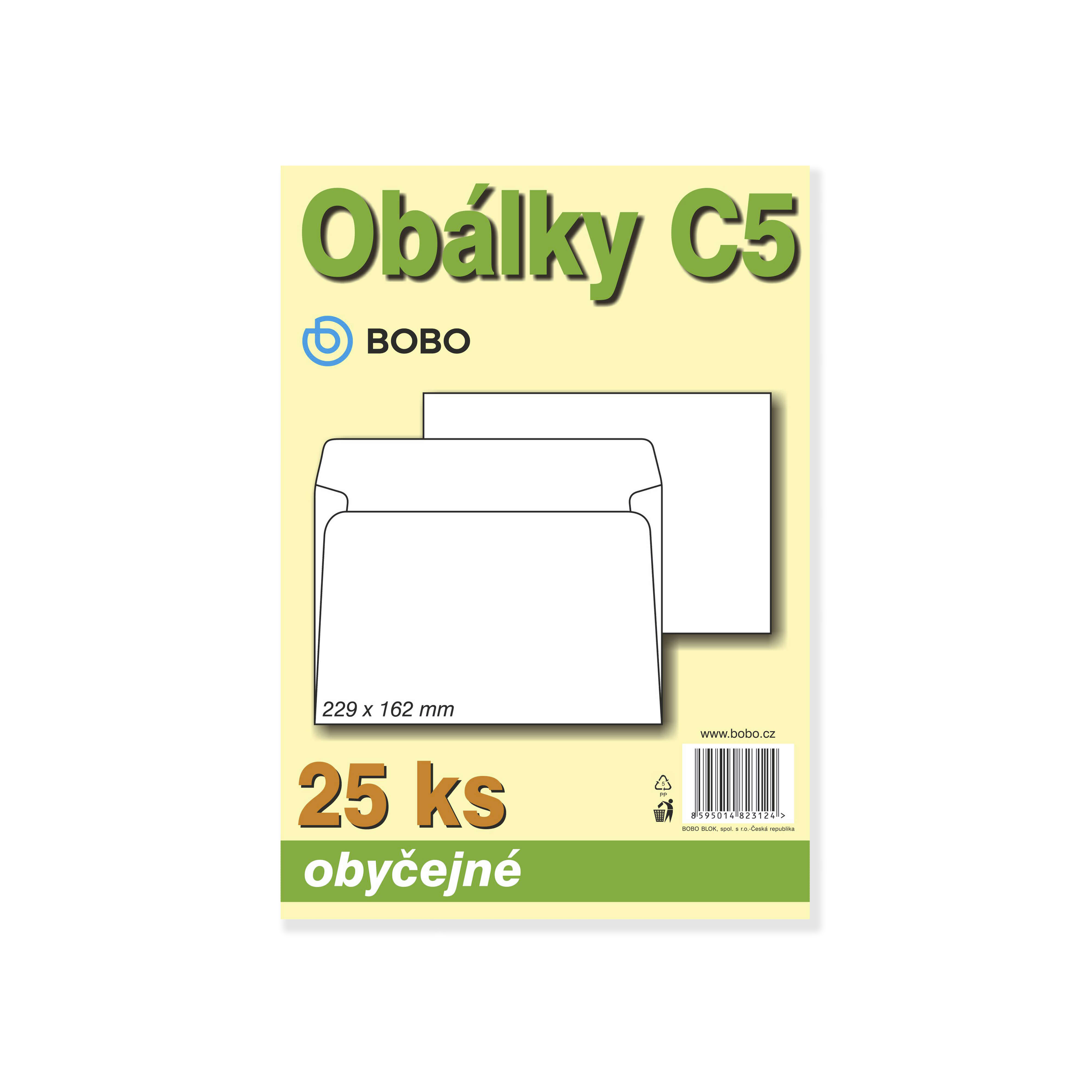 BOBO Obálky C5-obyčejné