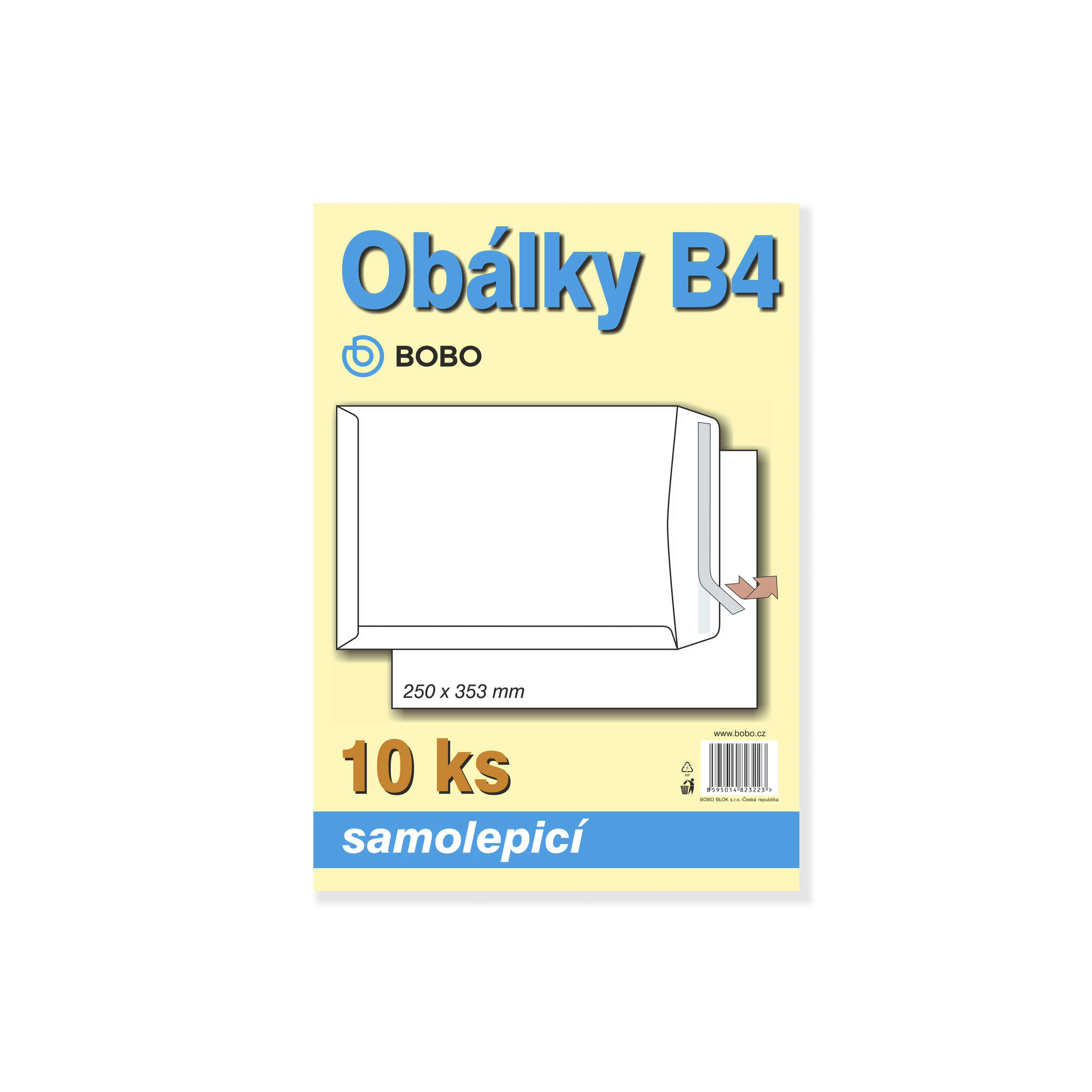 BOBO Obálky B4-samolepící