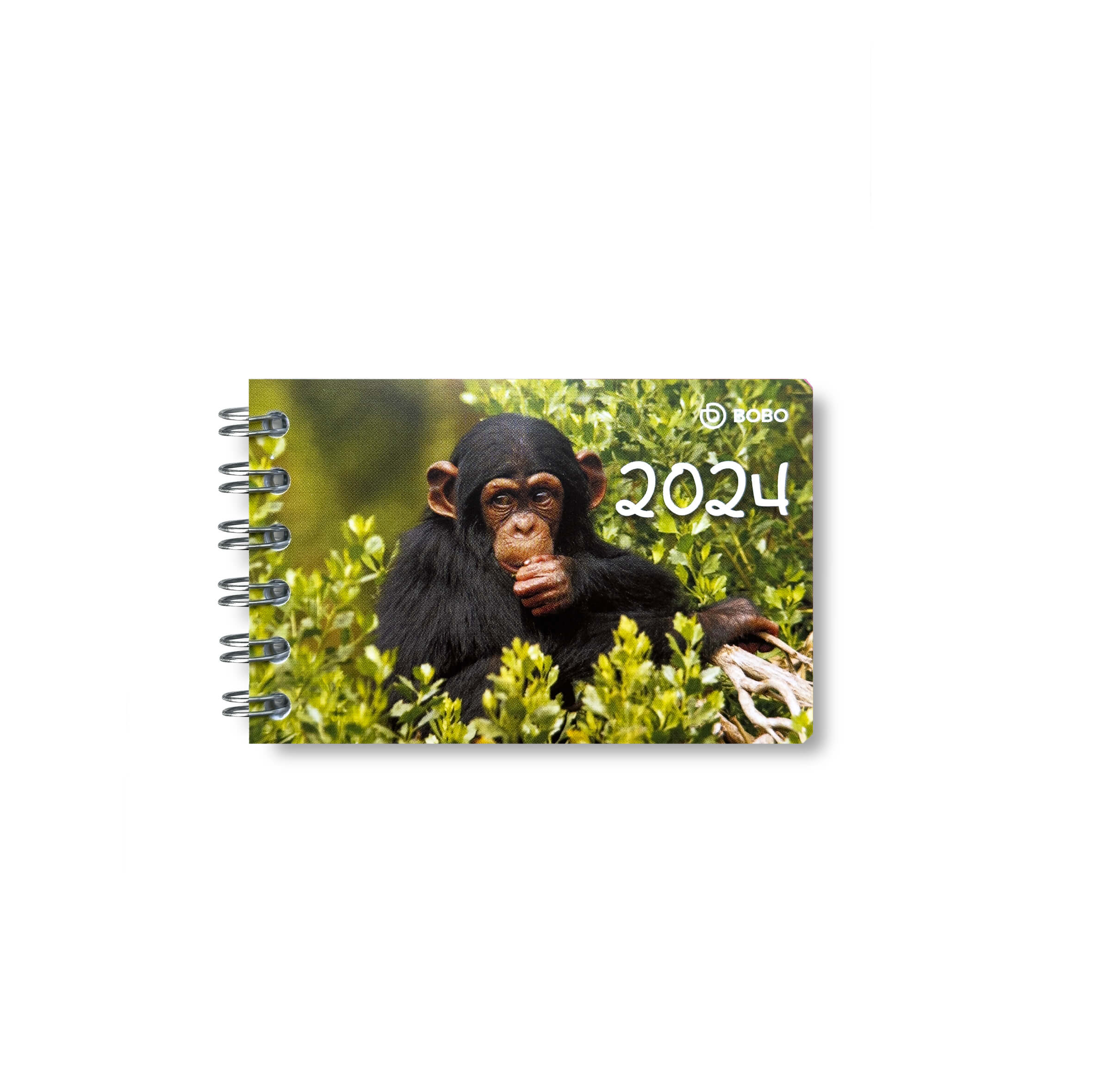 BOBO Týdenní kroužkový diář Kolibri 2023, A8, opice