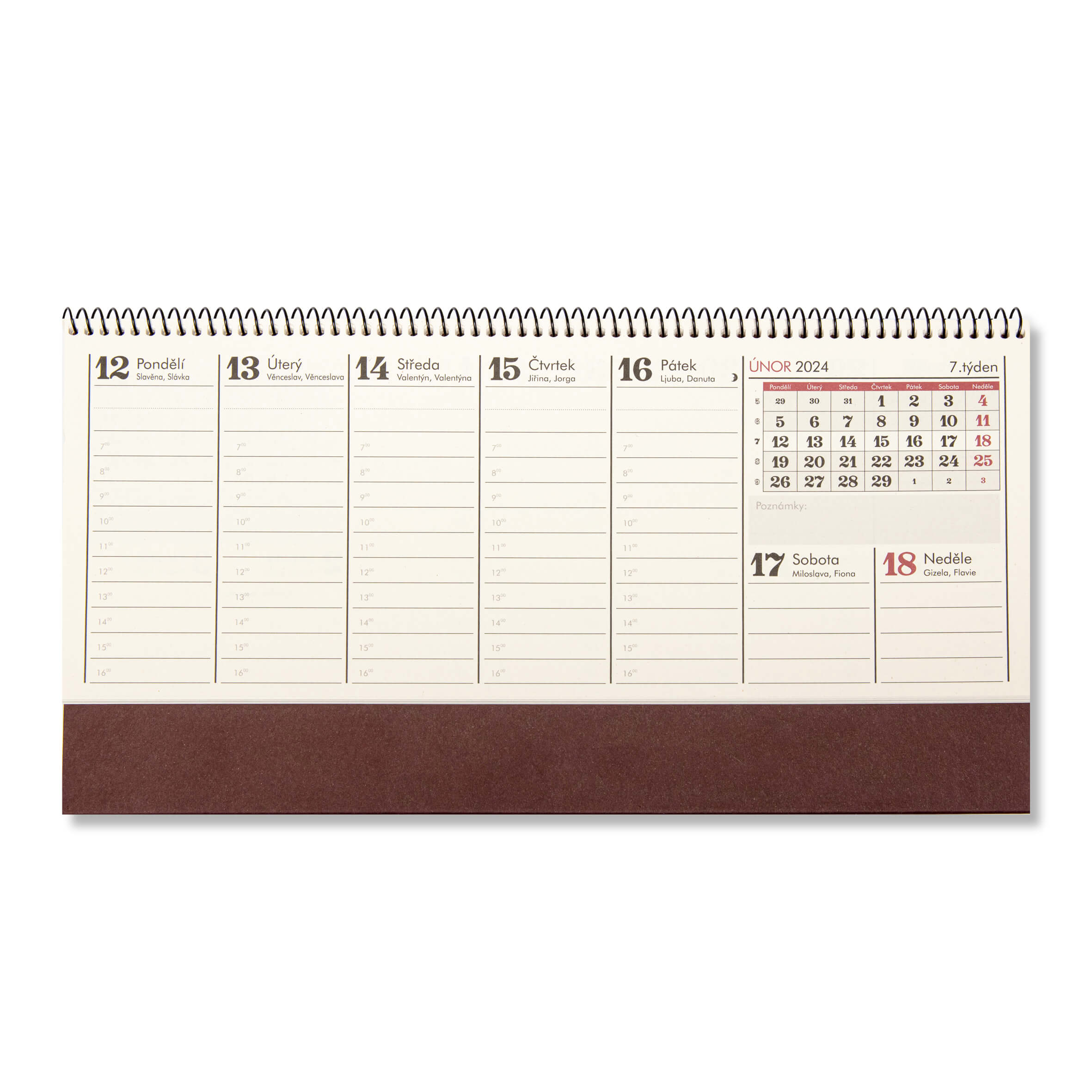 BOBO Pracovní kalendář MIDI Retro 2024