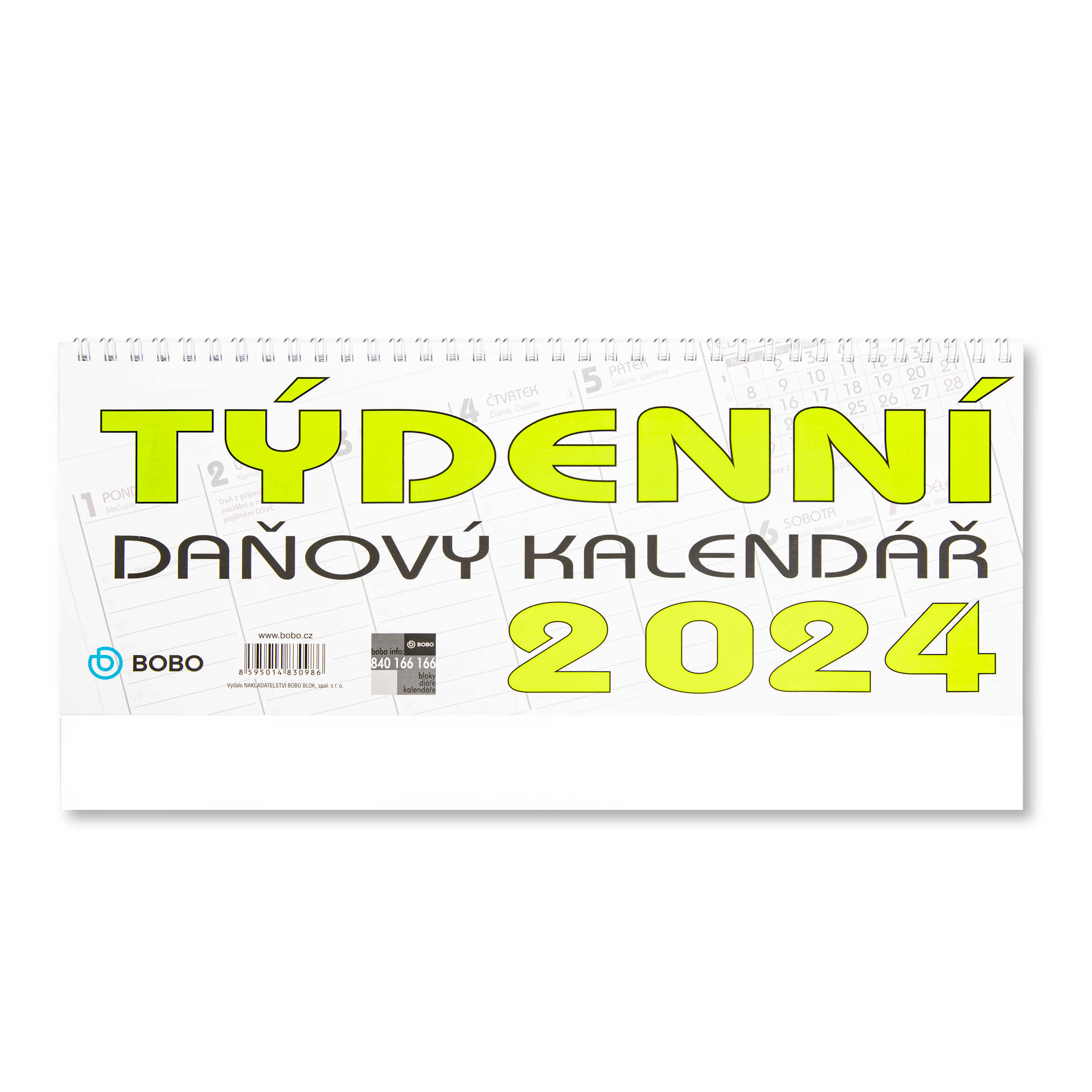 BOBO Stolní daňový kalendář 2024