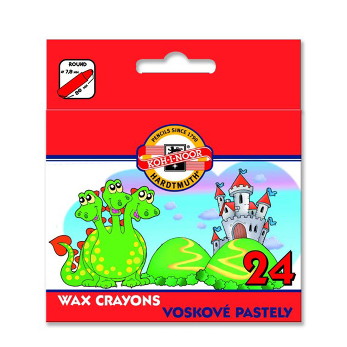 Koh-i-noor voskovky 8234 WAX PASTEL 24ks