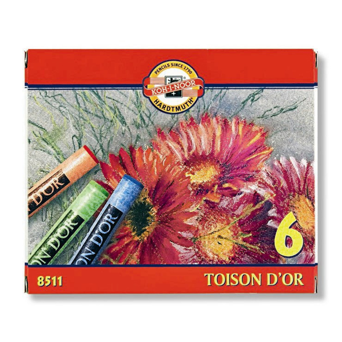 Koh-i-noor pastely 8511 TOISON D´OR 6ks