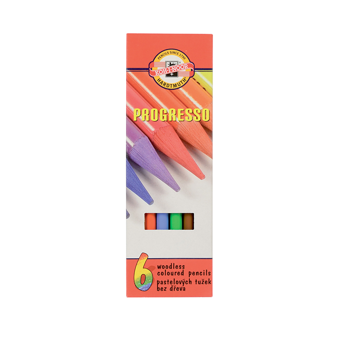 Koh-i-noor pastelky 8755 PROGRESSO 6ks