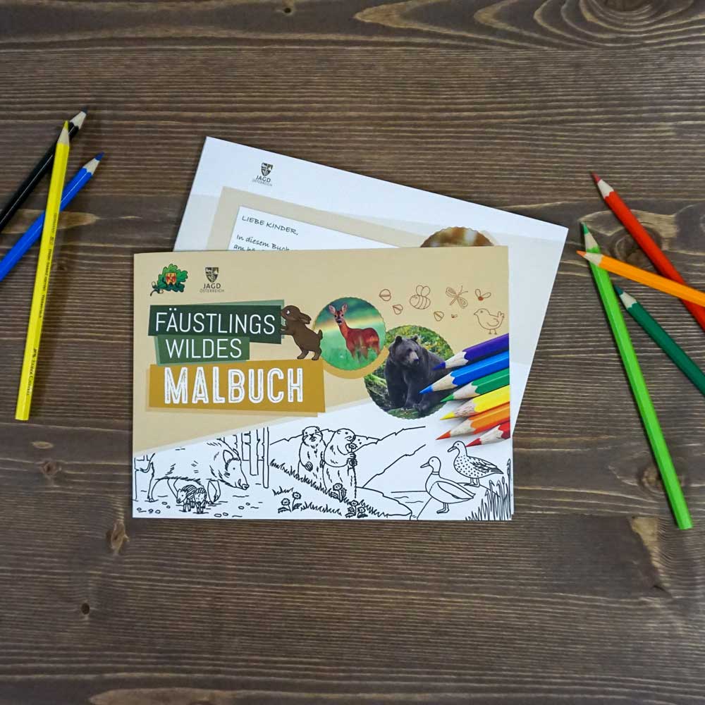 Lepená brožura Malbuch s tištěnou bigovanou obálkou